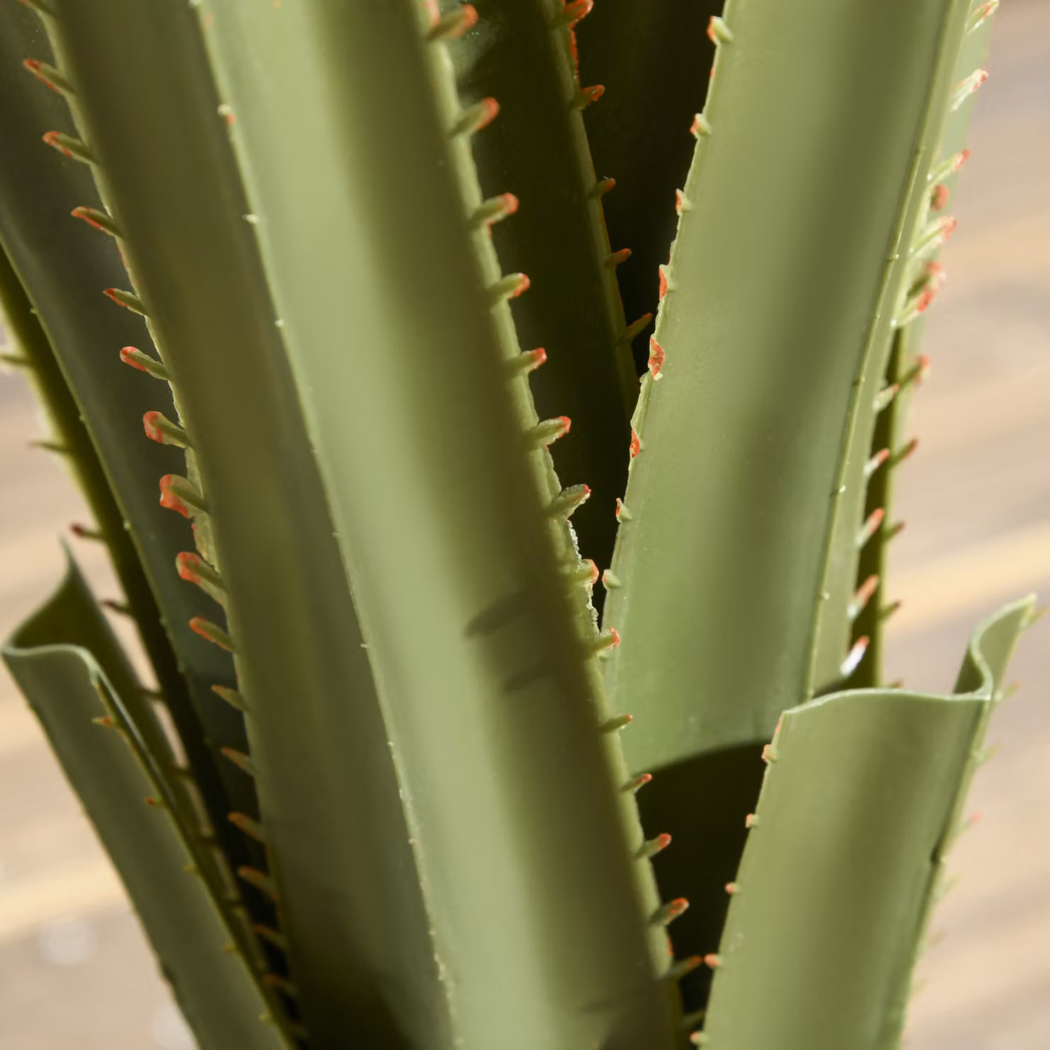 HOMCOM Set of 2 Artificial Agave Succulent Plants in Green Potted Concrete Style for Indoor and Outdoor Tabletop Décor – 5