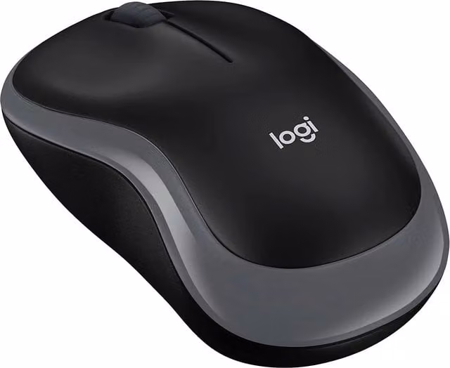 Logitech M185 Wireless Mouse - Grey