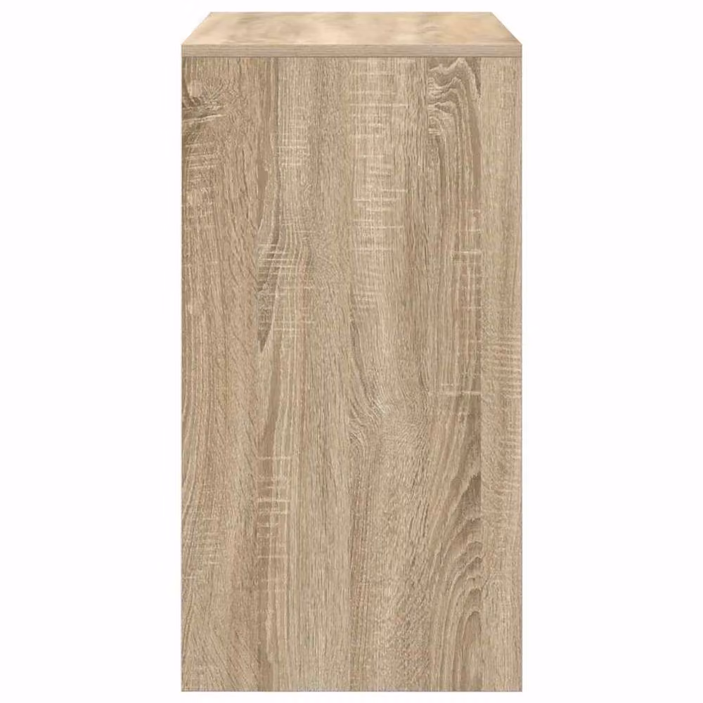 Berkfield Home Durable Writing Desk in Sonoma Oak, W/D/H: 70 x 40 x 76 cm – 4