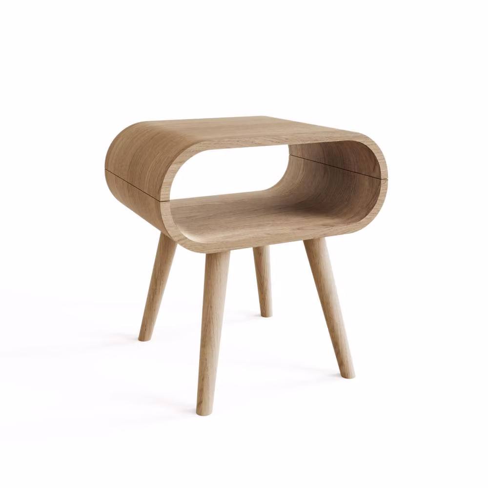 GFW Vionna Curved Side Table in Light Oak – 2