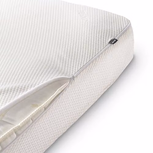 Jay-Be Washable Waterproof and Mite-Proof Mattress Protector for J-Bed Folding Bed, White, W/D/H: 120 x 200 cm – 1