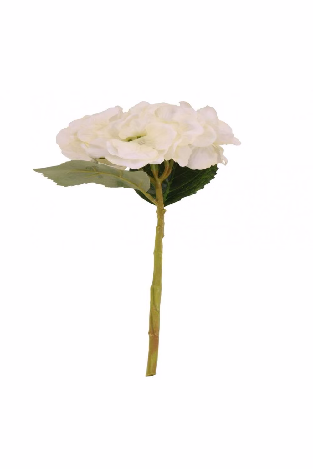 KDMD White Cream Hydrangea Textile Floral Pick, 3 Pack – 2