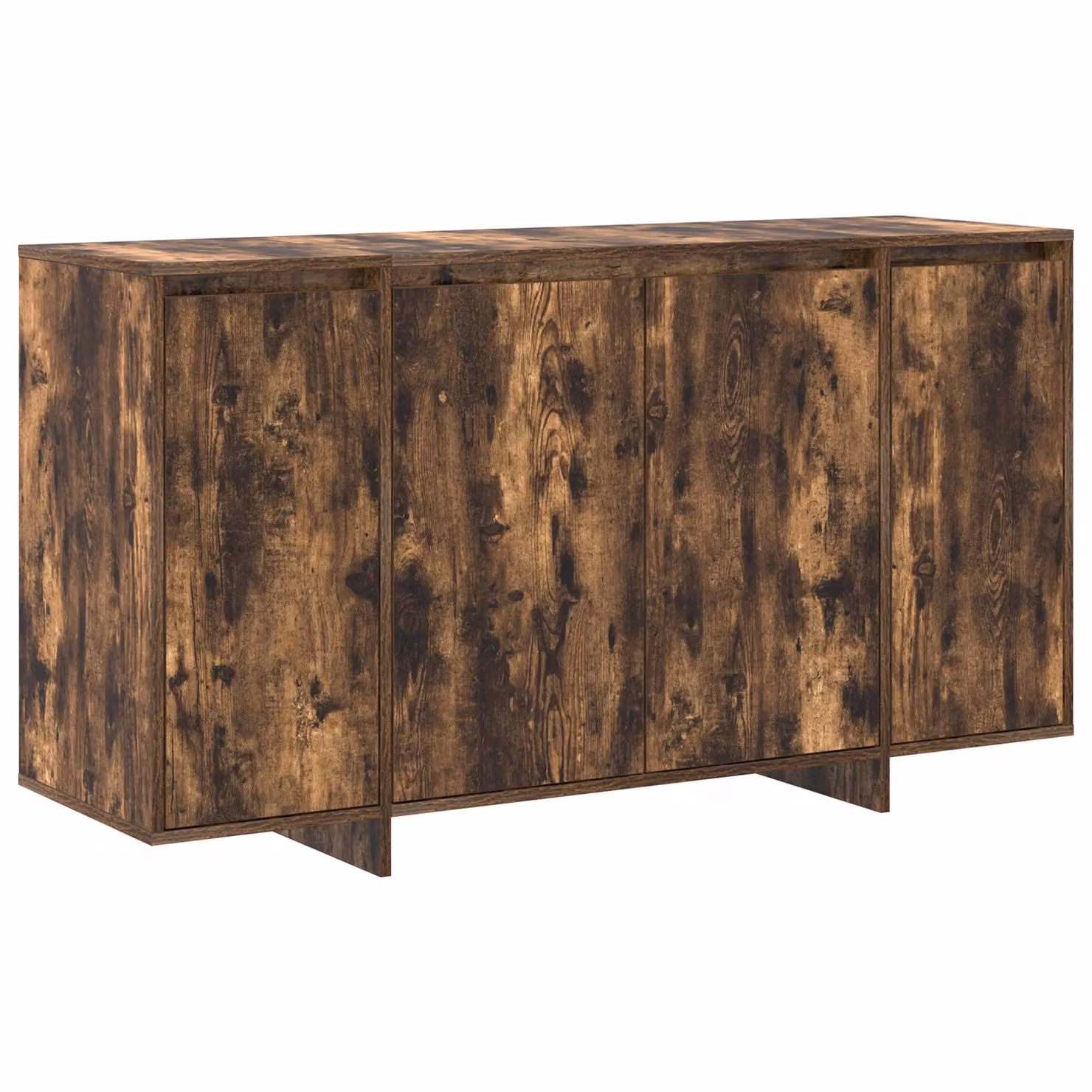 Berkfield Home Smoked Oak Sideboard in Brown, W: 135 cm, D: 41 cm, H: 75 cm – 2