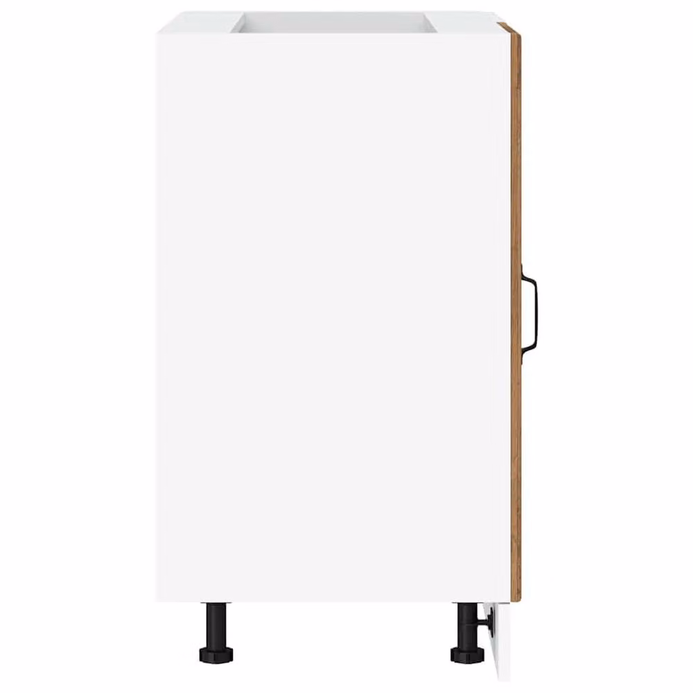 Berkfield Home Rustic Brown Sink Base Cabinet with Sliding Doors – 2