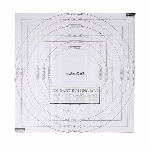KitchenCraft Non-Stick Plastic Baking Mat in White