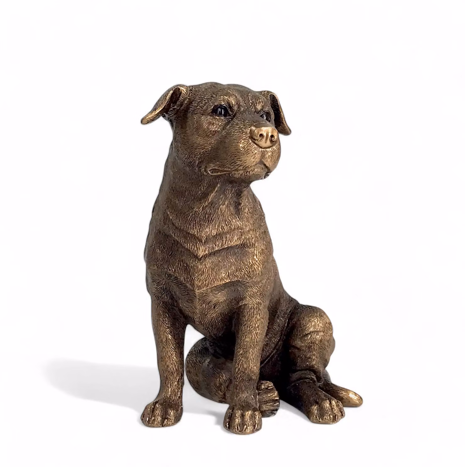 Leonardo Animal Crackers Staffordshire Bull Terrier Bronze Effect Dog Figurine – 2