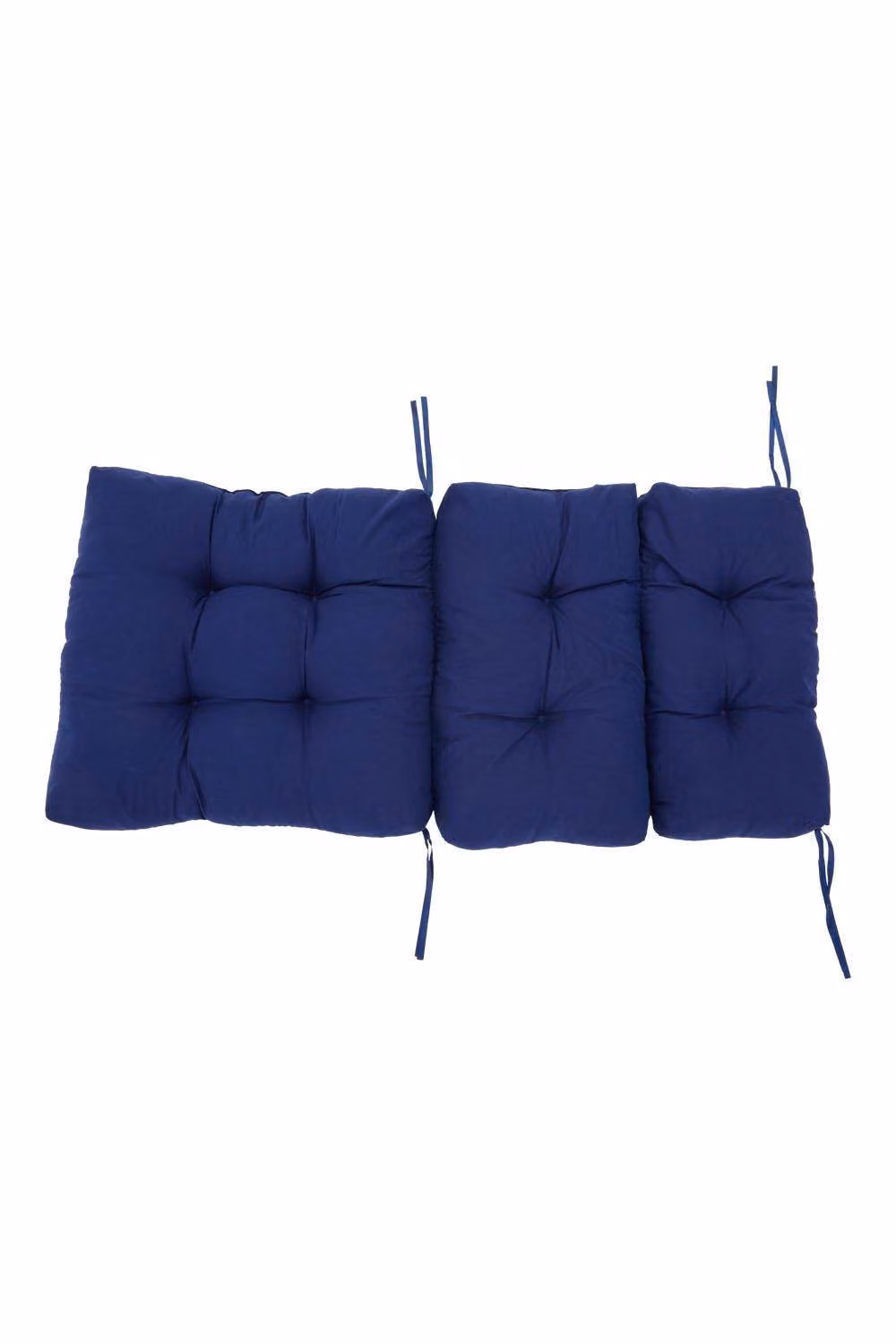 H&O Direct Navy Blue Outdoor Tri-Fold Recliner Cushion, W: 110 cm, D: 55 cm – 2