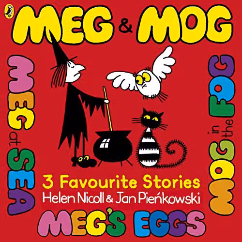 Meg and Mog: Three Favourite Stories by Puffin, Multicolour Paperback