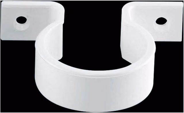McAlpine T30 1.5 inch Plastic Pipe Clip in White