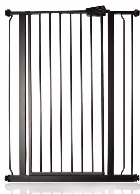 Bettacare Extendable Child and Pet Gate in Black for Doors and Stairs