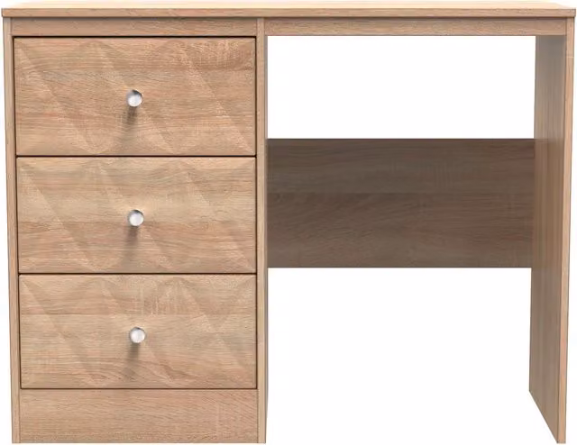 2 U Memphis Ready Assembled 3 Drawer Vanity in Light Oak – 1
