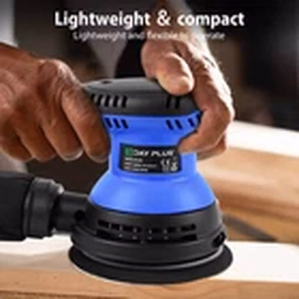 EONLION 1300W Electric Random Orbital Sander with 6 Speeds in Blue – 4