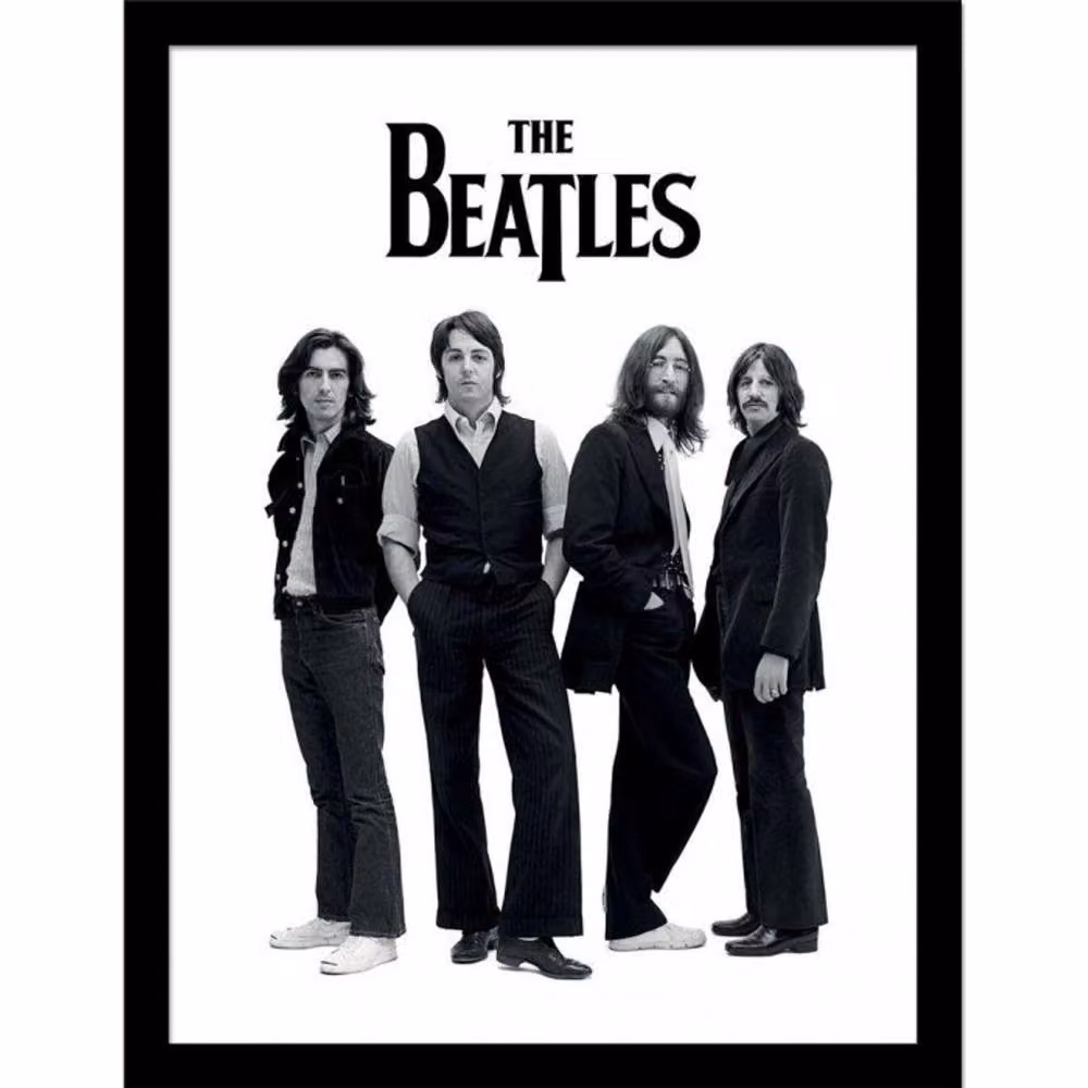 The Beatles Group Shot Framed Multicolour Paper Poster – 2