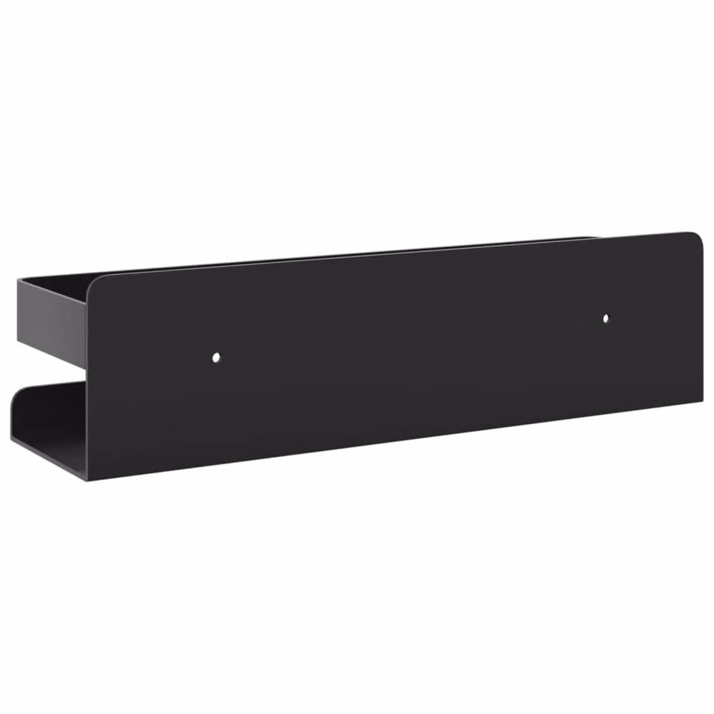 Berkfield Home Matt Black Shower Shelf, Rustproof Brushed 304 Stainless Steel, W/D/H: 23 x 6.5 x 6.5 cm – 5