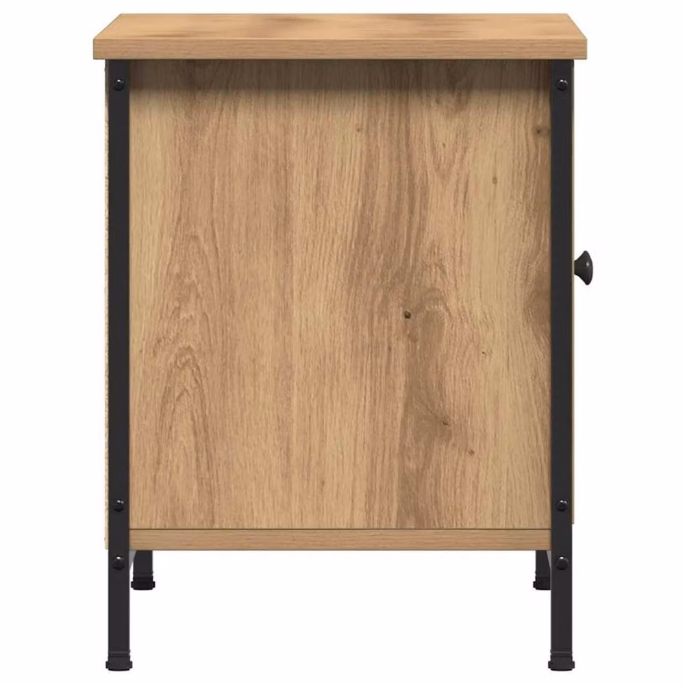 Berkfield Home Artisan Oak TV Stand in Brown, W/D/H: 60 x 35 x 45 cm – 3