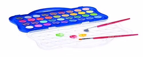 GIOTTO Watercolour Set with 36 Multicolour Blocks, Super Washable for School and Children – 2