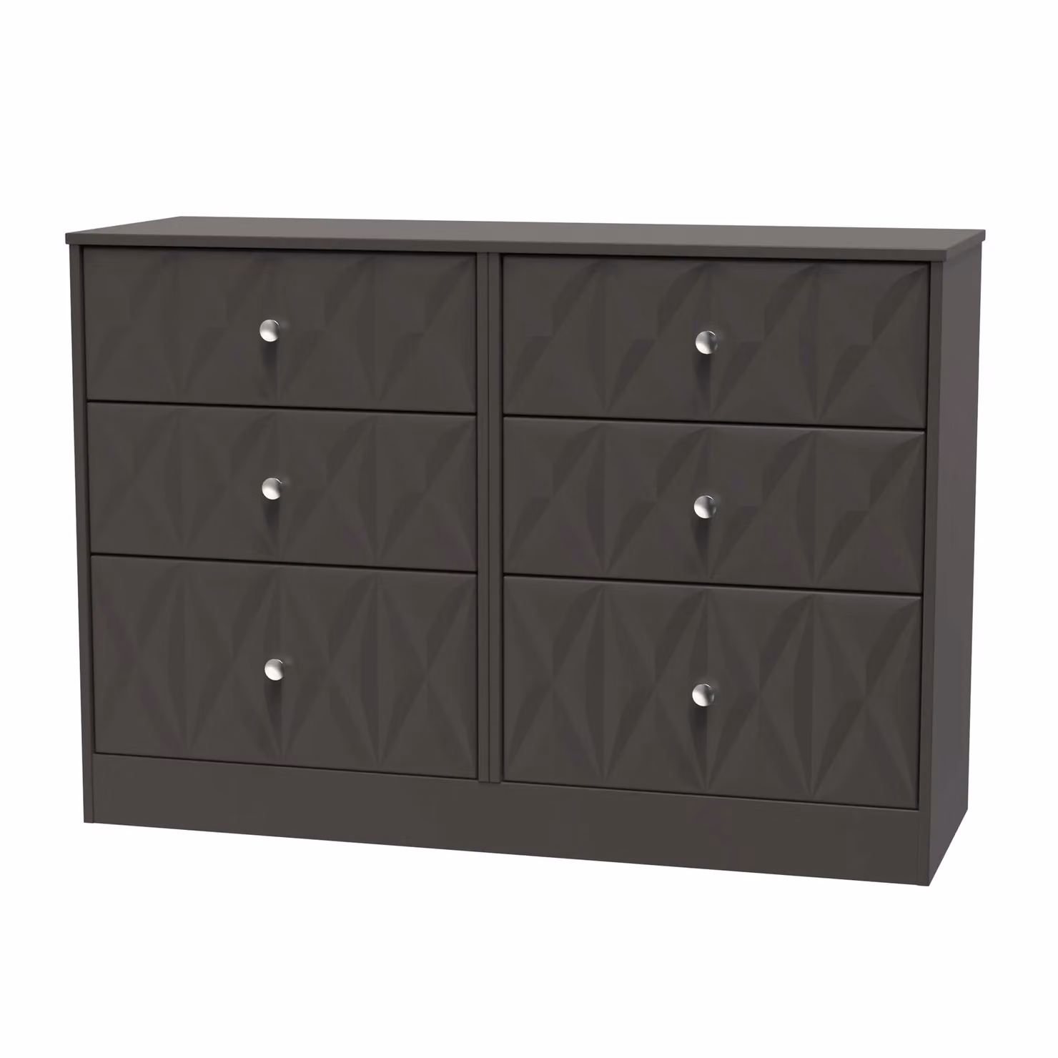 2 U Memphis 6 Drawer Wide Chest in Dark Grey – 2
