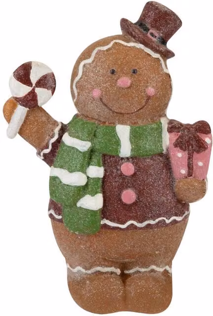 VFM e-Store Christmas Gingerbread Figurine Decoration, Brown, W/H: 16 x 9.5 cm
