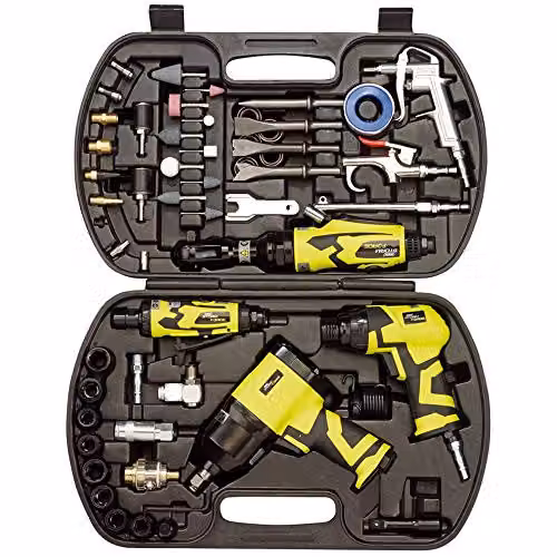 Draper Storm Force 83431 Air Tool Kit, 68 Pieces, Blue