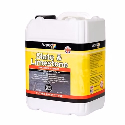 Azpects EASYSeal Transparent Water Based Slate and Limestone Sealer and Enhancer, 5 l – 1
