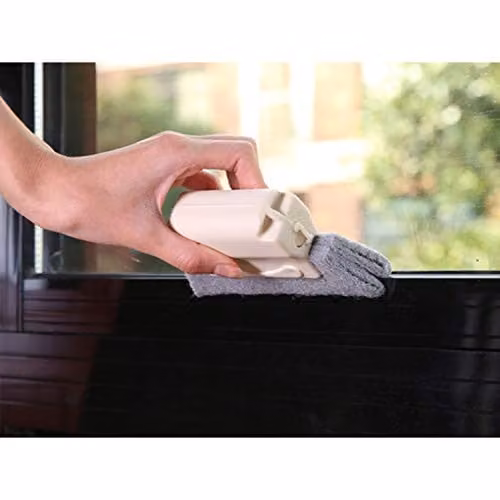 Haven Blue Multi-Purpose Groove Gap Cleaning Brush with Refillable Nylon Head – 4