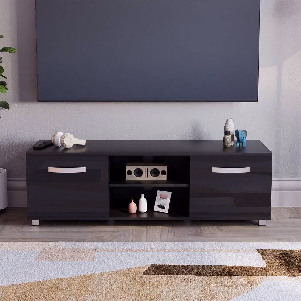 HD Designs Vida Designs Cosmo 2 Door TV Unit in Black – 4