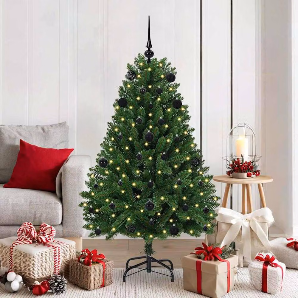 Berkfield Home Elegant Green Artificial Tabletop Christmas Tree with Stand, Height: 150 cm – 2