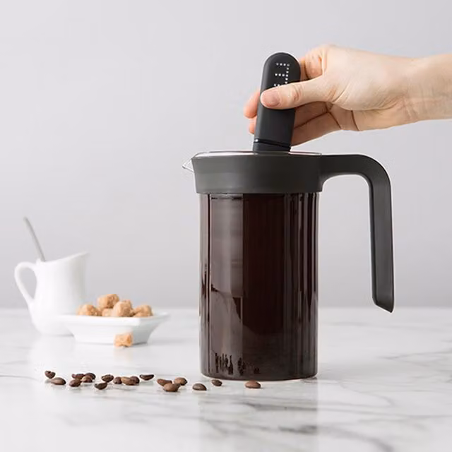 La Cafetire Glass Timer in Black