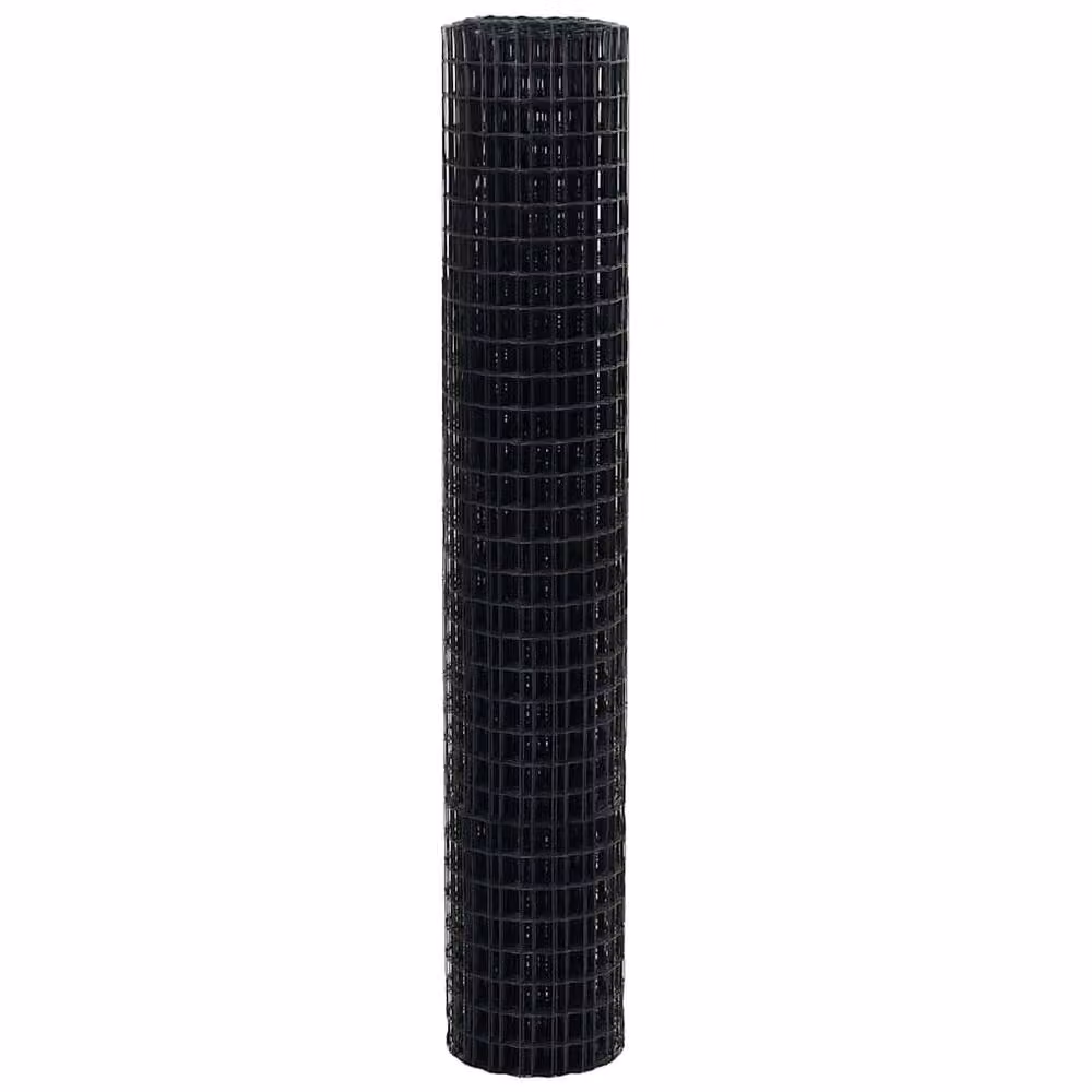 Berkfield Home Euro Fence Grey PVC-Coated Steel Fencing, H: 1.6 m x W: 10 m – 4