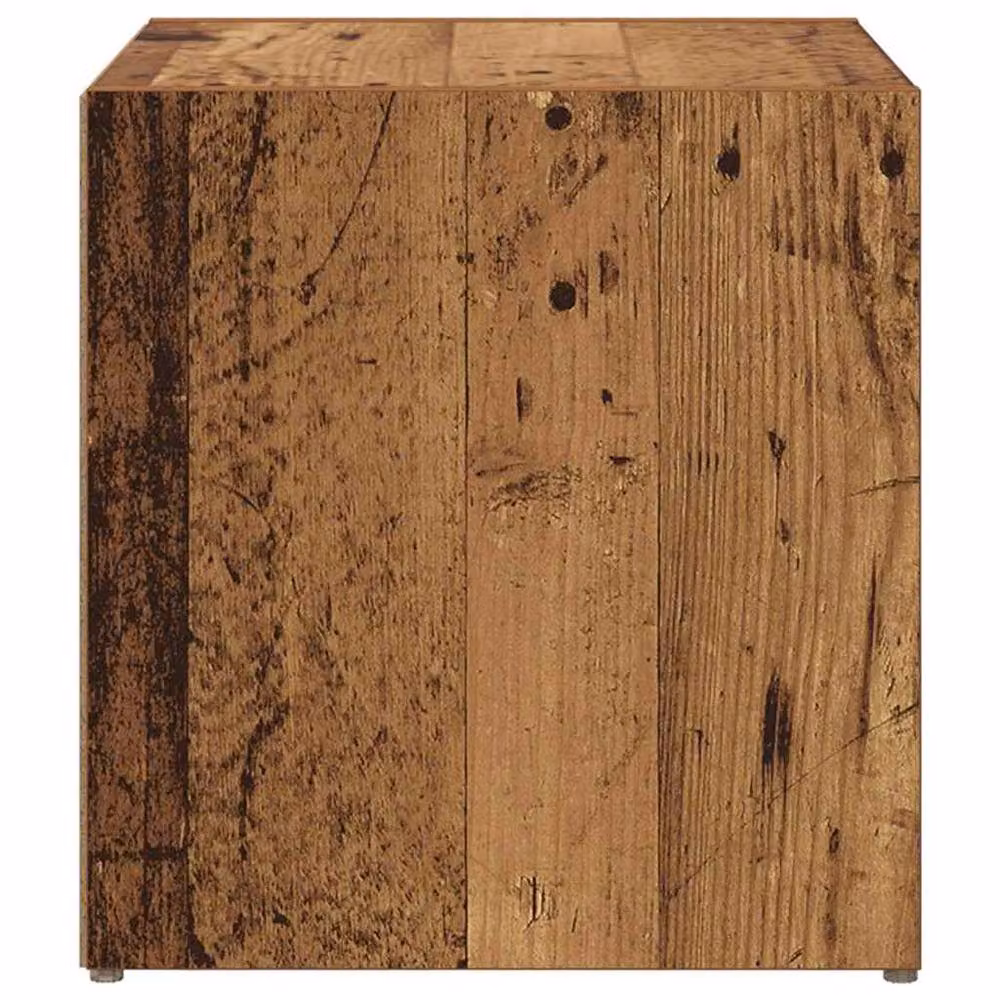 Berkfield Home Set of 4 Rustic TV Cabinets in Brown Engineered Wood, W/D/H: 37 x 35 x 37 cm – 5