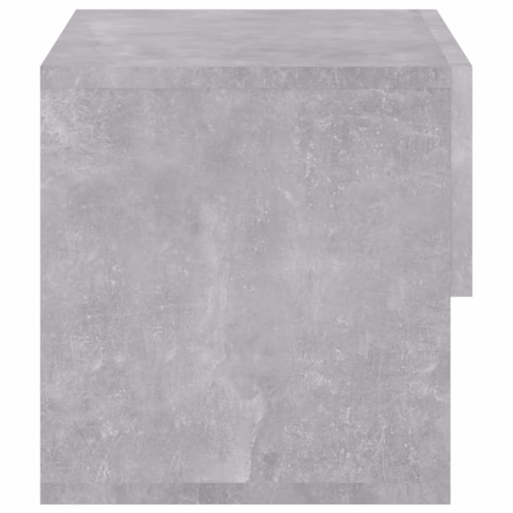 Berkfield Home Set of 2 Wall-mounted Bedside Cabinets in Concrete Grey – 3