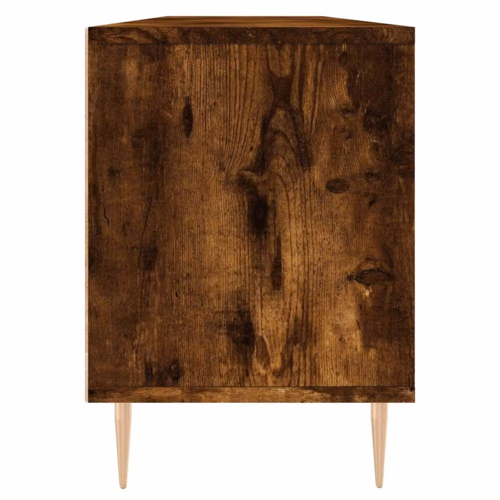 Berkfield Home Smoked Oak TV Cabinet in Brown, W/D/H: 150 x 30 x 44.5 cm – 4