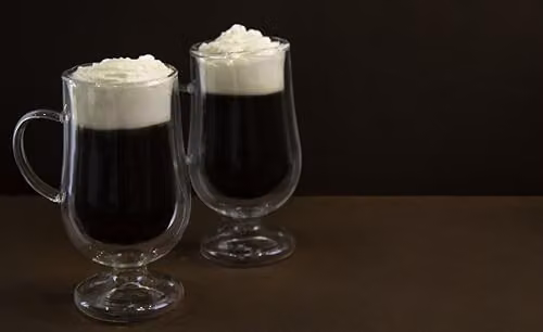 La Cafetiere Set of 2 Large Double-Walled Irish Coffee Glasses in Transparent – 2