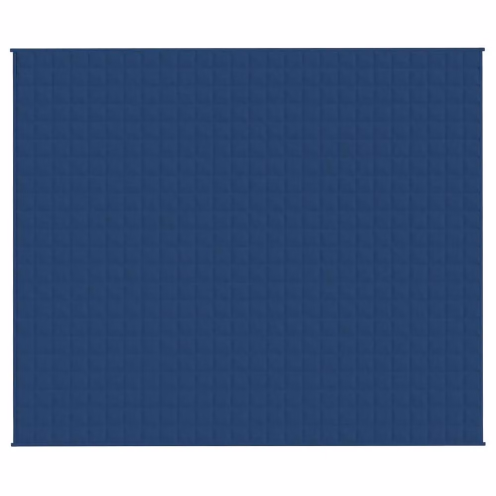 Berkfield Home Blue Weighted Blanket with Breathable Microfibre and Glass Beads, W: 220 cm, D: 260 cm, 13 kg – 3