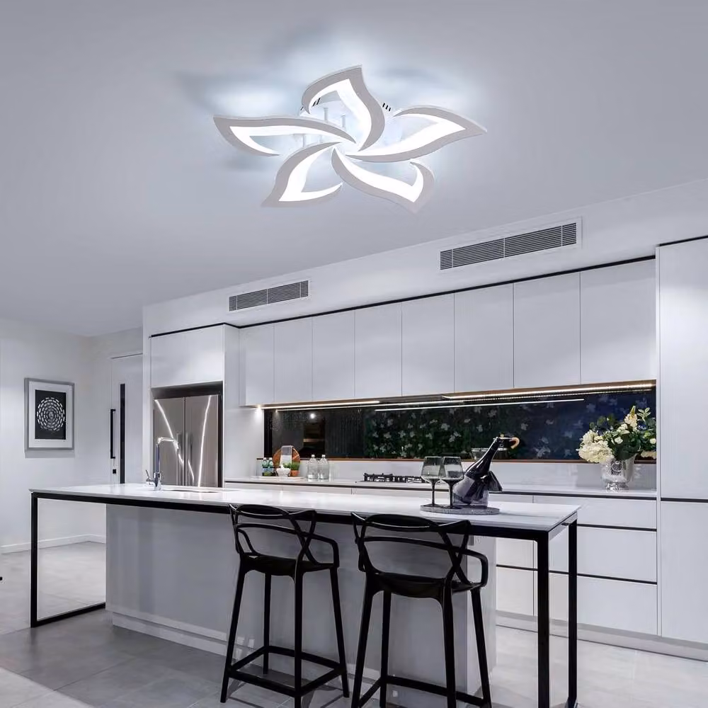 Goeco Modern LED Ceiling Light, 60W, 6500K Cool White, White – 2