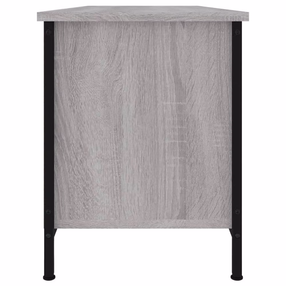 Berkfield Home Grey Sonoma TV Cabinet in Engineered Wood W/D/H: 102 x 35 x 45 cm – 5