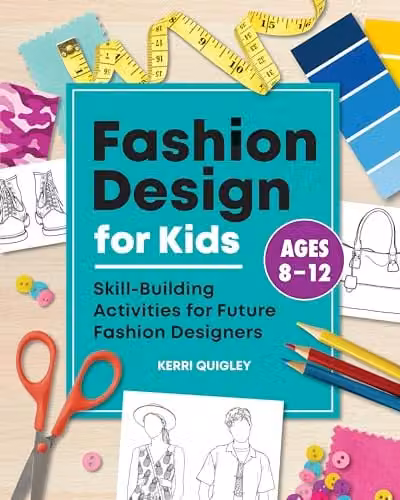 Callisto Kids Fashion Design for Kids Skill-Building Activities Paper Book, Multicolour