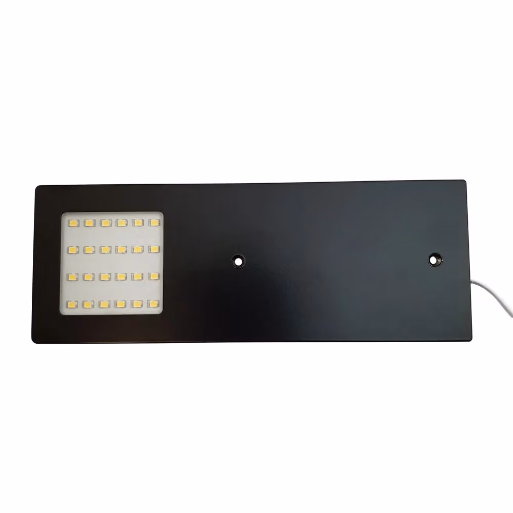Loops 3x Matt Black Ultra-Slim Rectangular Under Cabinet Kitchen LED Light and Driver Kit with Natural White Light – 4
