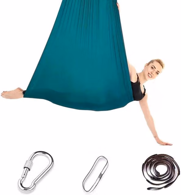 PAWNORA Green Swing Hammock for Adults with UV-Resistant Polyester Fabric