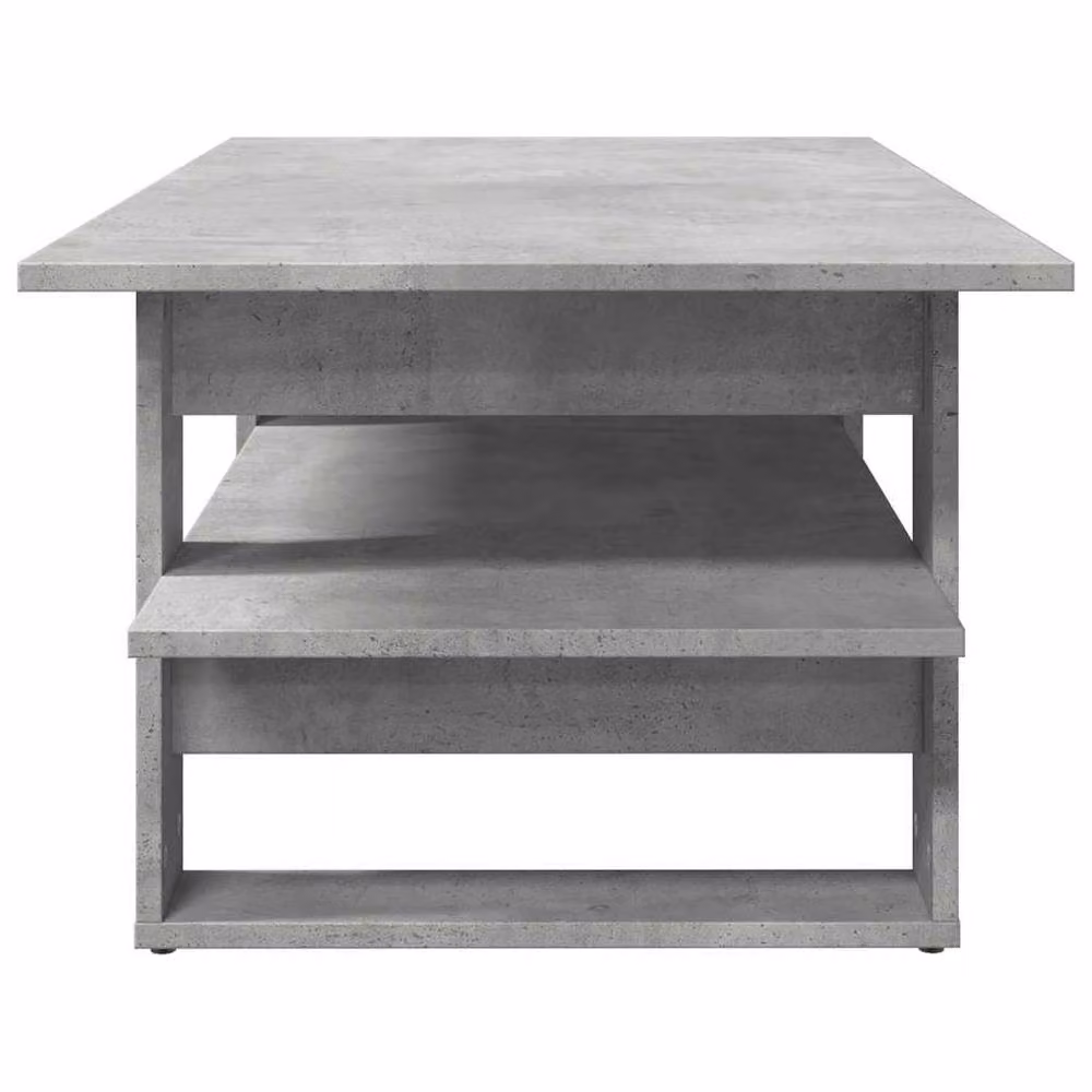 Berkfield Home Decorative Coffee Table in Concrete Grey, W/D/H: 102 x 55 x 42 cm – 3