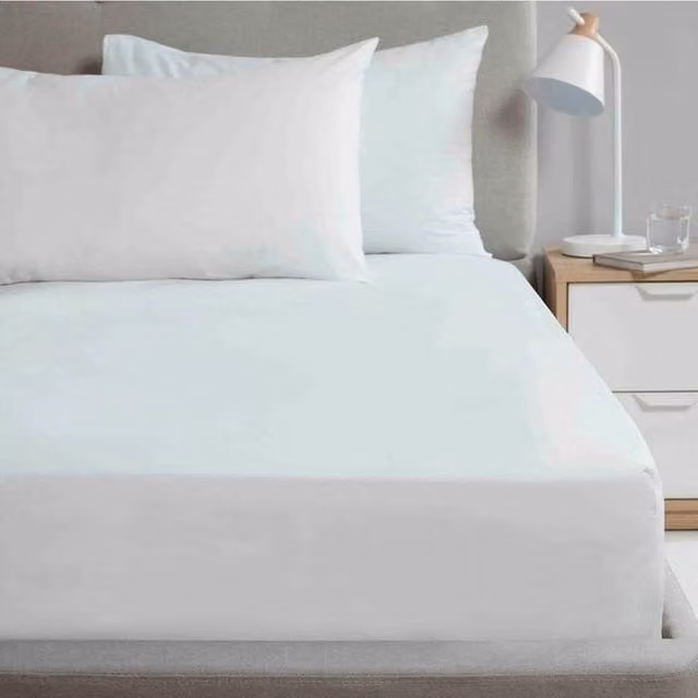 Rapport Home So Soft 180 Thread Microfibre Sheet Set, White, W/D/H: 140 x 200 cm, Pillowcases 50 x 75 cm