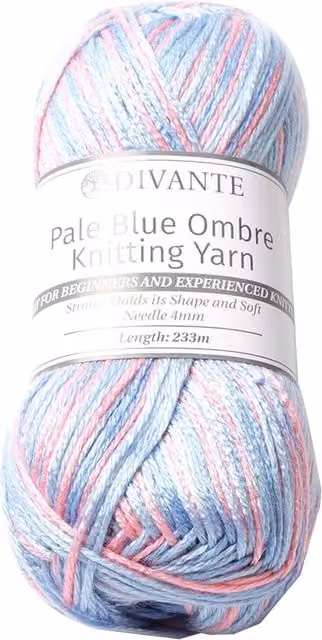 Divante Knitting Wool in Pale Blue Ombre