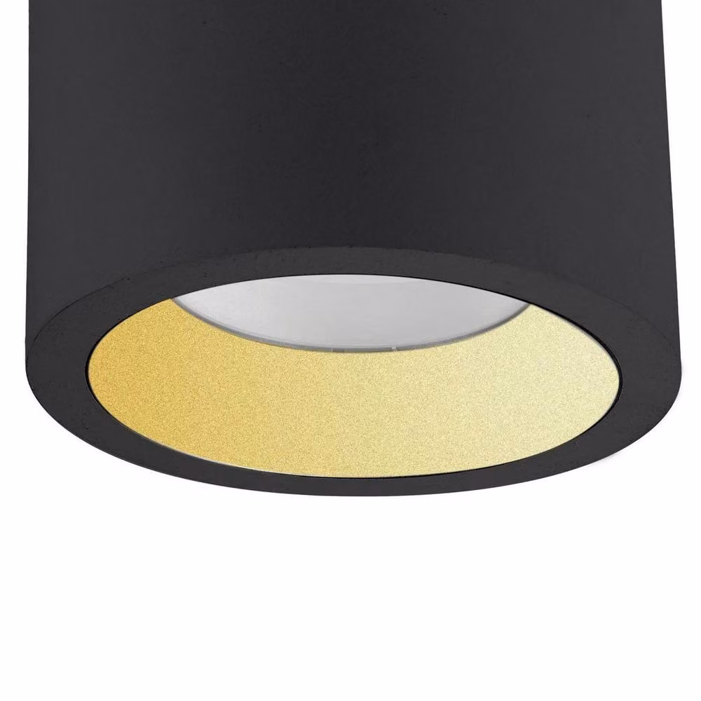 Netlighting Cosmos LED Outdoor Surface Mounted Ceiling Light in Grey with Glass Cylinder Design IP65 – 3