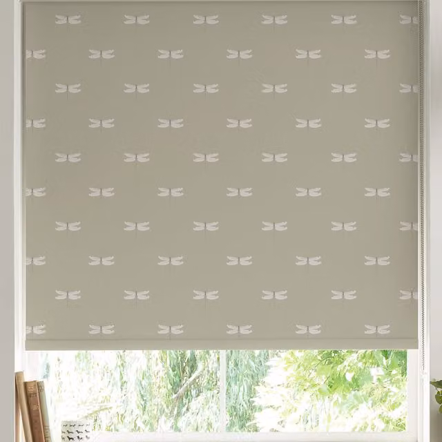 Sophie Allport Dragonfly Made to Measure Roller Blind in Sand