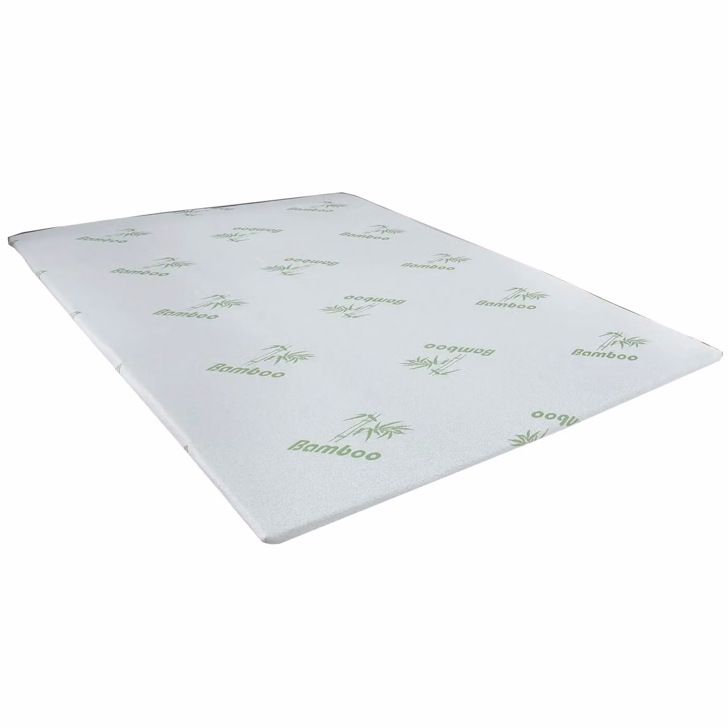 Snug City Super King Memory Foam Orthopaedic Mattress Topper with Removable Yellow Bamboo Zip Cover, Height: 2.54 cm – 2