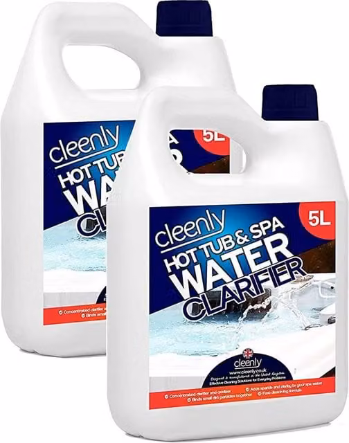 Cleenly White Water Clarifier for Hot Tubs, Spas and Jacuzzis, 10kg