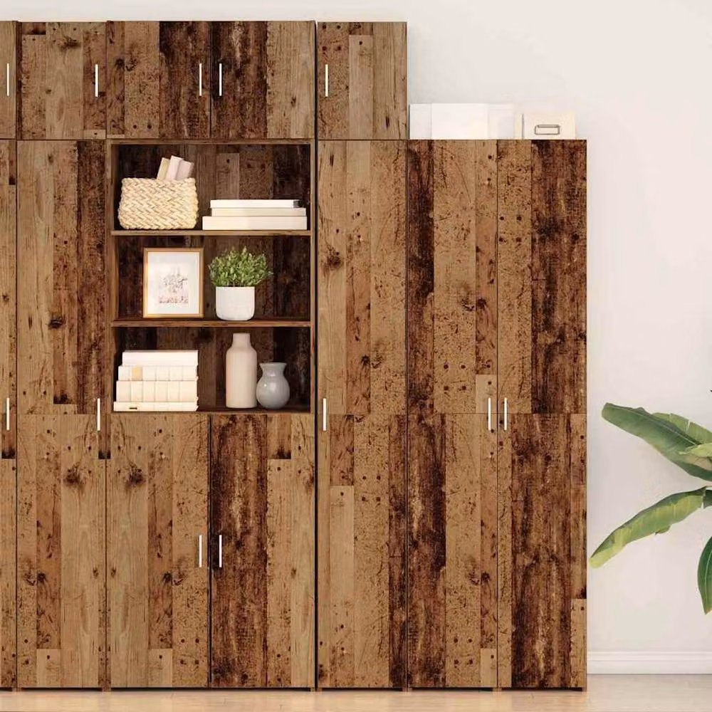 Berkfield Home Wall Cabinet in Old Wood Brown, W/D/H: 30 x 42.5 x 40 cm – 2