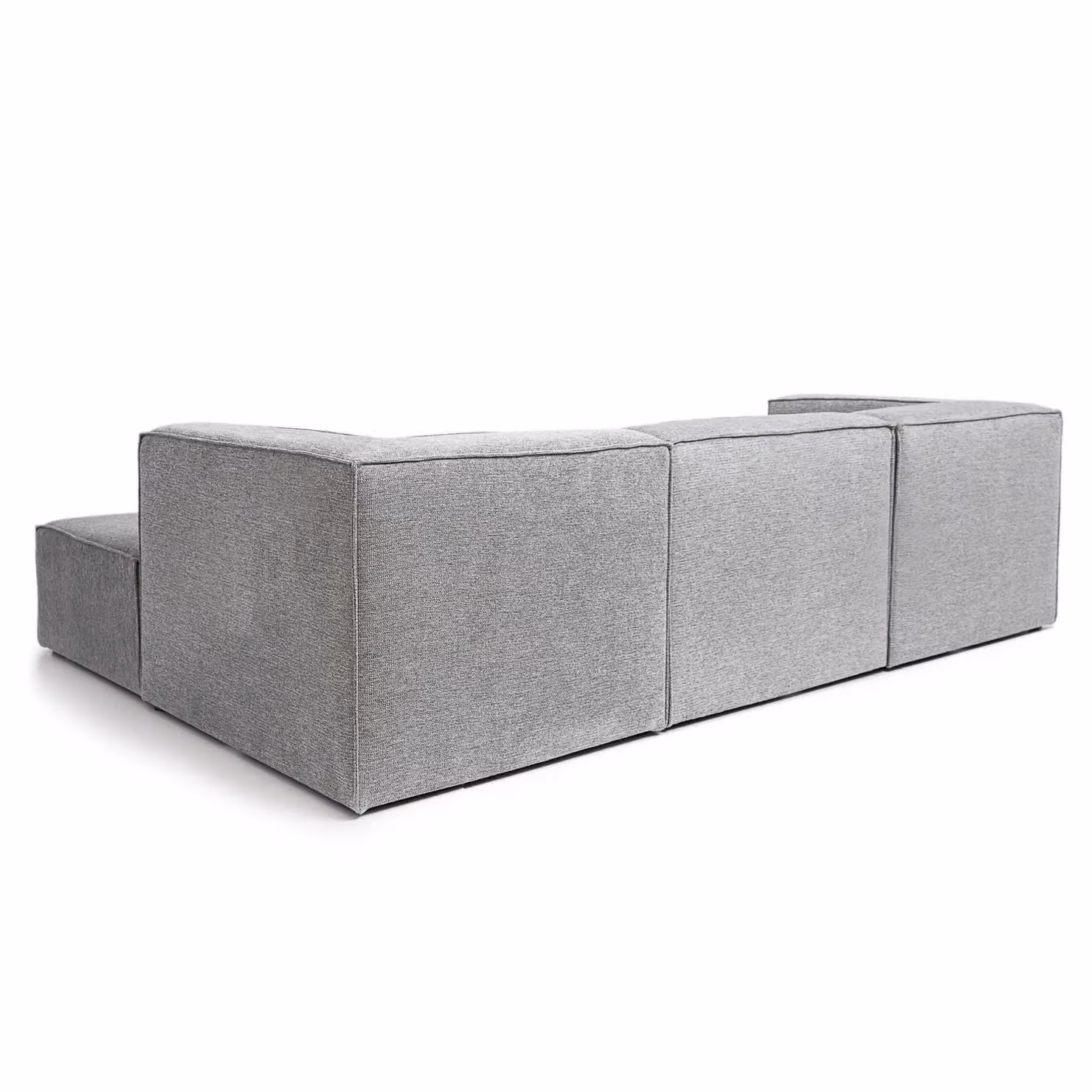 Abakus Direct Doris Reversible L-Shape Corner Sofa in Grey with Fabric Upholstery and Solid Wood Frame – 5