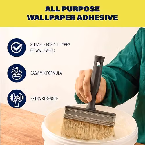 Bartoline All Purpose Wallpaper Adhesive Powder for Vinyl, Woodchip and Paper Wallpaper – 2