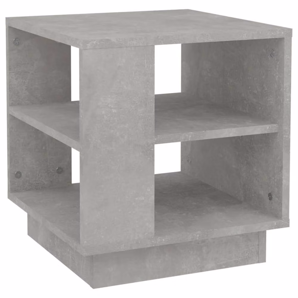 Berkfield Home Modern Square Coffee Table in Grey, W/D/H: 40 x 40 x 43 cm – 2